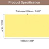 Unique Bargains Wallpaper, Peel and Stick Wallpaper Contact Paper Solid Color Vinyl Self-Adhesive Wall Paper Decorative Lemon Yellow 394"x15.7" - 2 of 4