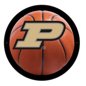 Evergreen Ultra-Thin Edgelight LED Wall Decor, Basketball, Purdue University- 15 x 15 Inches Made In USA