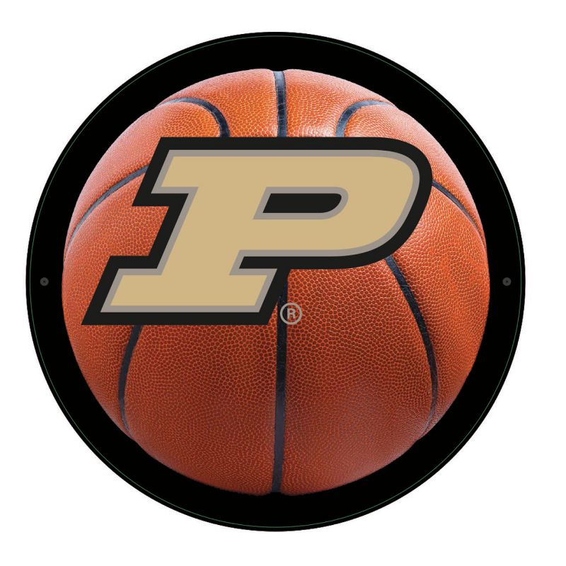 Evergreen Ultra-Thin Edgelight LED Wall Decor, Basketball, Purdue University- 15 x 15 Inches Made In USA, 1 of 7