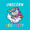 Girl's Design By Humans Halloween Dad Mom Daughter Adult Costume - Unicorn Security By MINHMINH T-Shirt - 2 of 3