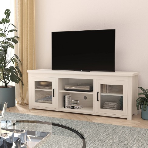 Tv stand deals with glass doors