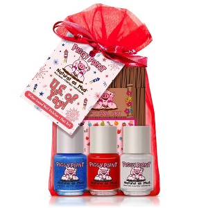 Piggy Paint Nail Polish Set - 3pk/0.25 fl oz each + 1 Nail Art - 1 of 4