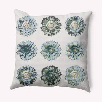 16"x16" Gypsy Floral Square Throw Pillow - e by design