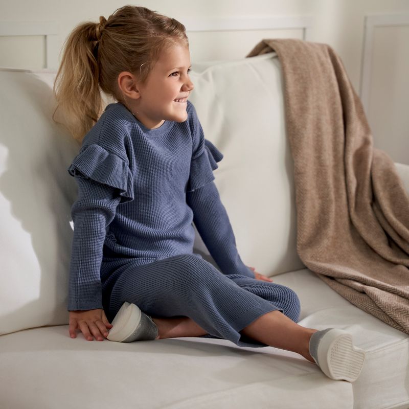 Gerber Baby and Toddler Girls' 2-Piece Knit Sweater & Pant Set, 3 of 10