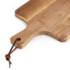 Gibson Elite 3 Piece Acacia Wood Serving Board with Carving Knife and Fork in Brown - 4 of 4