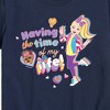 JoJo Siwa Time Of My Life Short Sleeve Graphic T-Shirt - Navy - 2T - 2 of 3