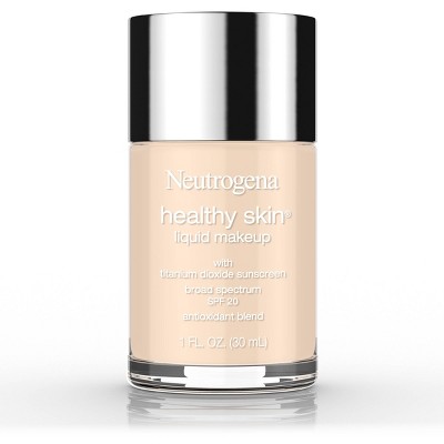 Neutrogena Healthy Skin Liquid Makeup Foundation, Lightweight & Flawless Coverage with Broad Spectrum SPF 20 Sunscreen - 10 Classic Ivory