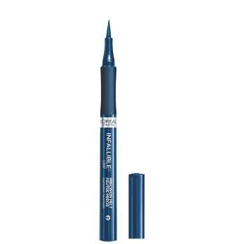 L'Oreal Paris Infallible Grip Precision Felt Tip Waterproof Eyeliner - 615 Blue - 0.034 fl oz