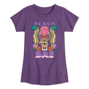 Girls' - LOL Surprise! - Groovy Beach Babe Fitted Short Sleeve Graphic T-Shirt - 1 of 4