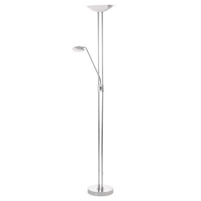 LED 3-Light Baya Adjustable Reading Floor Lamp Chrome - EGLO