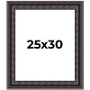 PosterPalooza | 3.5" Wide Ornate Black Picture Frame - UV Acrylic, Foam Board Backing, Hanging Hardware - 2 of 4