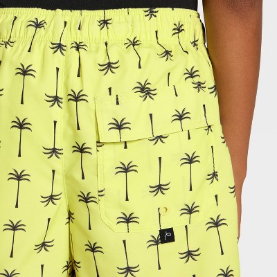 Art Class Boys' Palm AOP Trunk - art class™ Fresh Lime/Black S — фото 3