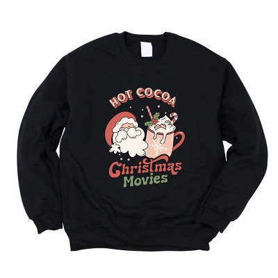 Simply Sage Market Retro Hot Cocoa Christmas Movies Sweatshirt