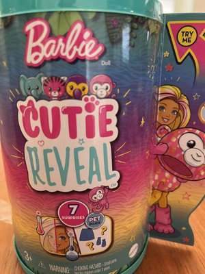 Barbie Cutie Reveal Jungle Series Chelsea Toucan Doll : Target