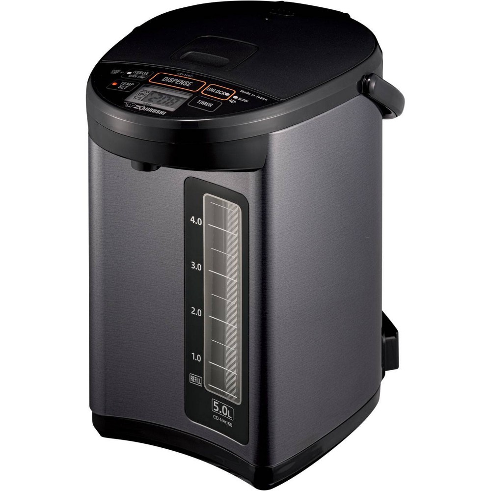 Zojirushi CD-NAC50BM Micom Water Boiler &amp; Warmer - Metallic Black