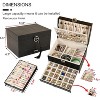 5-Layer Jewelry Box with Lock for Earrings, Necklaces, and Rings - 3 of 4