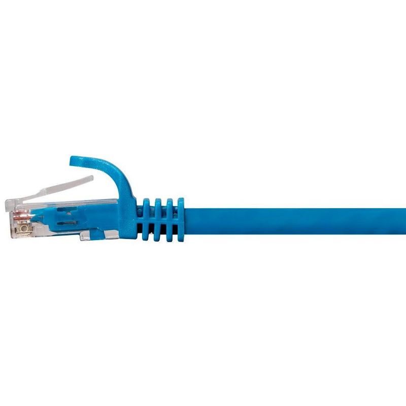 Monoprice Cat6 Ethernet Patch Cable - 25 feet - Blue | Snagless, RJ45, 550Mhz, UTP, CMP, Plenum, Pure Bare Copper Wire, 23AWG - Entegrade Series, 3 of 6