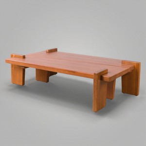 Art Leon Solid Ash Wood Combination Coffee Table - 1 of 4