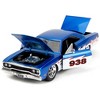 1970 Plymouth Road Runner #938 Candy Blue and White "Bigtime Muscle" Series 1/24 Diecast Model Car by Jada - 2 of 4
