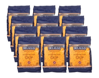 Delallo Gluten-free Orzo Pasta - Case Of 12/12 Oz : Target