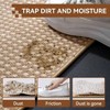 Front Door 24''x35'' Absorbent Muddy Dirt Resist Washable Non Slip Low - Profile Indoor Doormat Brown Entryway Welcome Mat - 3 of 4