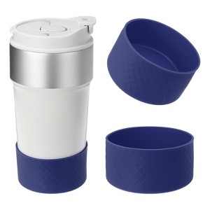 Unique Bargains Silicone Anti-Slip Protective Reusable Water Bottle Boot 2 Pcs - 1 of 4