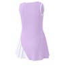 Girls Tennis Dress Sleeveless Workout Dress with Separate Shorts Asymmetric Color Block Glof Dress A Line Athletic Dress for Girls - 2 of 4