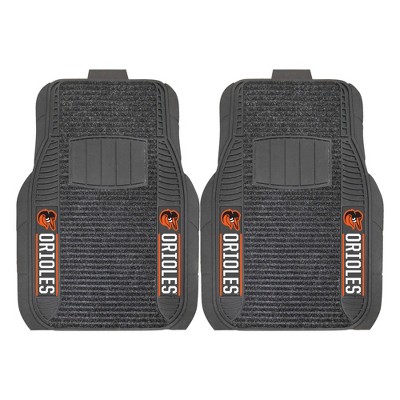 MLB Baltimore Orioles Deluxe Car Mat Set - 2pc