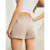 Womens High Waist Cargo Shorts with Pockets - 2 of 4