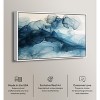 Art Remedy Inked Waves Blue Abstract Wall Art Framed - 3 of 4