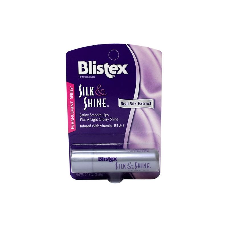 Blistex Silk & Shine Lip Moisturizer 0.13 oz Balm, 1 of 2