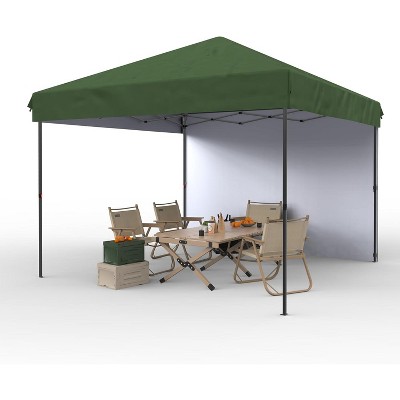 Portable Pop-Up Canopy Tent with 3 Adjustable Heights, Waterproof Outdoor Sun Shade with Wheeled Bag, Party Tents for Patio, Deck, Garden, Beach