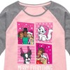Girls' - Barbie - Holidays & Christmas Shirt Tail Raglan Graphic T-shirt - 2 of 4