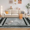 Washable Rug Non Slip Entryway Mat - Soft Accent Throw Rug for Bedroom, Entry, Living Room, Non-Shedding - 3 of 4