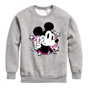 Boys' - Disney - Mickey & Friends Graphic Long Sleeve Fleece Sweatshirt - 1 of 4
