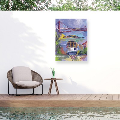 Trademark Fine Art - Richard Wallich San Francisco 2 Matted Framed Art