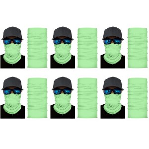 6 Pack Neck Gaiters Versatile for Outdoor Sports Work or Travel - 1 of 4