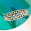 Ross-Simons Italian 2-Tone Sterling Silver Jewelry Set: 3 4-6mm Bead Stretch Bracelets - 3 of 4
