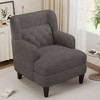 NicBex Accent Chair with Backrest, Upholstered Armchair Comfy Sofa Chair for Living Room, Bedroom - 2 of 4