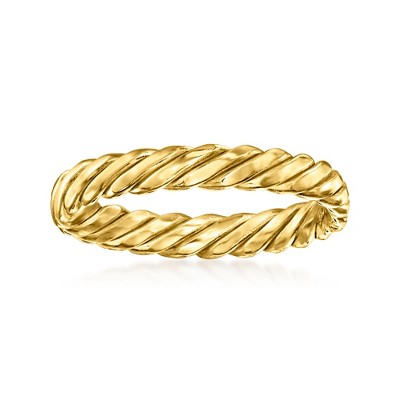 Pure Collection by Ross-Simons 14kt Yellow Gold Twisted Ring