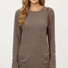 Anna-Kaci Women's Long Sleeve Crew Neck Top with Relaxed Fit and Soft Knit Fabric - 4 of 4