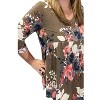 Women's Winter Floral Babydoll Top - honeyme - 3 of 3