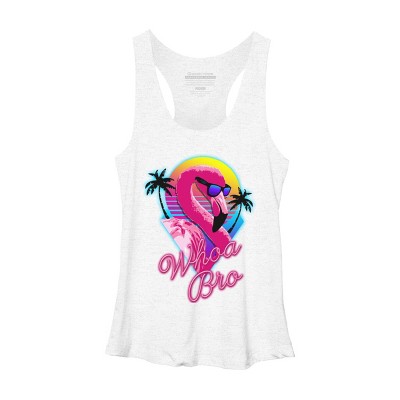 Women's Design By Humans Whoa Bro By tararisingnc Racerback Tank Top