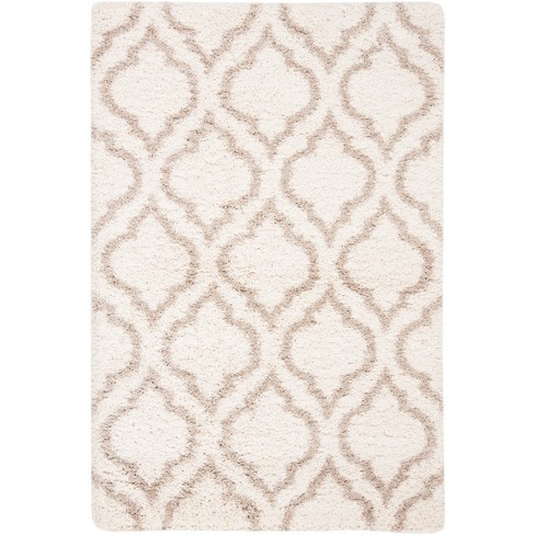 Safavieh Hudson Shag SGH284C Navy - Ivory 9' x 12' Area Rug