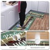 SEVOBAL Boho Living Room Rug 3 PCS Kitchen Mats for Floor Non Slip Kitchen Area Rug Floor Mat Bedroom Carpet Indoor and Outdoor, White, 20"*60"*0.5" - 4 of 4