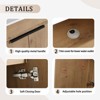 Bencmate Bathroom Storage Cabinets, Bathroom Vanity with White Ceramic Sink, Freestanding Bathroom Sink Cabinet with 2 Soft-Close Cabinet Doors and - 3 of 3