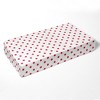 Bacati - Baseball Sports Red Gray Muslin 3 pc Toddler Bed Sheet Set - 4 of 4
