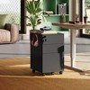 GALAXHERO 3 Drawer Rolling File Cabinet with Lock, Wood Under Desk Filing Cabinet fits - 2 of 4