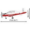 COBI Action Town Beechcraft T-6 Texan II Plane, Red & White, 197 Pieces - 4 of 4