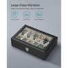 SONGMICS Watch Box, 12-Slot Watch Case with Large Glass Lid, Removable Watch Pillows, Watch Box Organizer, Gift for Loved Ones - 3 of 4